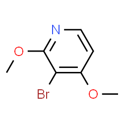ChemSpider 2D Image | 3-Bromo-2,4-dimethoxypyridine | C7H8BrNO2