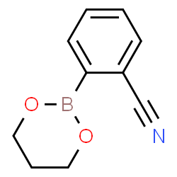 ChemSpider 2D Image | 2-(1,3,2-Dioxaborinan-2-yl)benzonitrile | C10H10BNO2