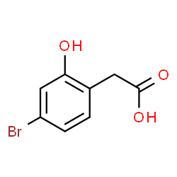 ChemSpider 2D Image | (4-Bromo-2-hydroxyphenyl)acetic acid | C8H7BrO3