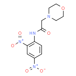ChemSpider 2D Image | N-(2,4-Dinitrophenyl)-2-(4-morpholinyl)acetamide | C12H14N4O6
