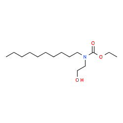 ChemSpider 2D Image | Ethyl decyl(2-hydroxyethyl)carbamate | C15H31NO3