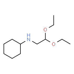 ChemSpider 2D Image | N-(2,2-Diethoxyethyl)cyclohexanamine | C12H25NO2