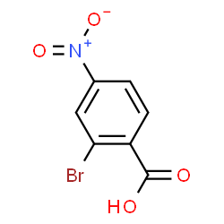 ChemSpider 2D Image | 2-Bromo-4-nitrobenzoic acid | C7H4BrNO4