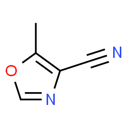 ChemSpider 2D Image | 5-Methyl-1,3-oxazole-4-carbonitrile | C5H4N2O