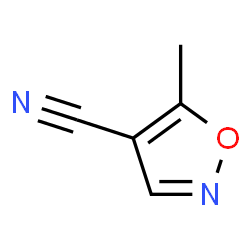 ChemSpider 2D Image | 5-Methyl-1,2-oxazole-4-carbonitrile | C5H4N2O