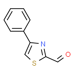 ChemSpider 2D Image | 4-phenylthiazole-2-carbaldehyde | C10H7NOS
