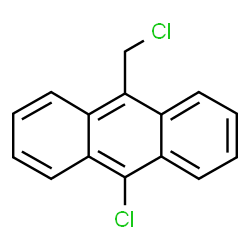 ChemSpider 2D Image | 9-Chloro-10-(chloromethyl)anthracene | C15H10Cl2