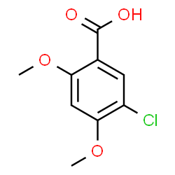 ChemSpider 2D Image | 5-Chloro-2,4-dimethoxybenzoic acid | C9H9ClO4