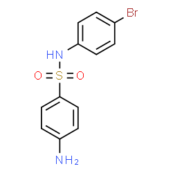 ChemSpider 2D Image | 4-Amino-N-(4-bromophenyl)benzenesulfonamide | C12H11BrN2O2S