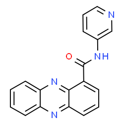 ChemSpider 2D Image | N-(3-Pyridinyl)-1-phenazinecarboxamide | C18H12N4O