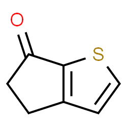 ChemSpider 2D Image | 4H-cyclopenta[b]thiophen-6(5H)-one | C7H6OS