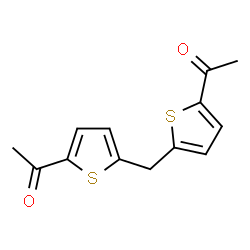 ChemSpider 2D Image | 1,1'-(Methylenedi-5,2-thienediyl)diethanone | C13H12O2S2