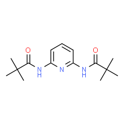 ChemSpider 2D Image | N,N'-2,6-Pyridinediylbis(2,2-dimethylpropanamide) | C15H23N3O2