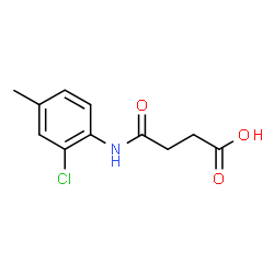 ChemSpider 2D Image | 4-[(2-Chloro-4-methylphenyl)amino]-4-oxobutanoic acid | C11H12ClNO3