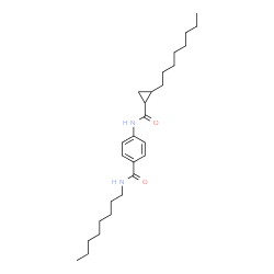 ChemSpider 2D Image | N-Octyl-4-{[(2-octylcyclopropyl)carbonyl]amino}benzamide | C27H44N2O2