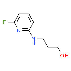 ChemSpider 2D Image | 3-((6-Fluoropyridin-2-yl)amino)propan-1-ol | C8H11FN2O