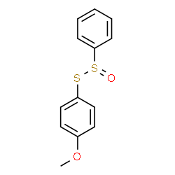 ChemSpider 2D Image | S-(4-Methoxyphenyl) benzenesulfinothioate | C13H12O2S2