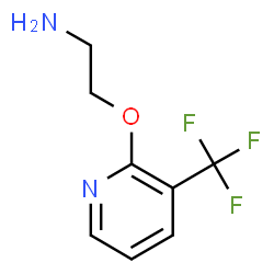 ChemSpider 2D Image | 2-{[3-(Trifluoromethyl)-2-pyridinyl]oxy}ethanamine | C8H9F3N2O