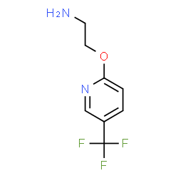ChemSpider 2D Image | 2-{[5-(Trifluoromethyl)-2-pyridinyl]oxy}ethanamine | C8H9F3N2O