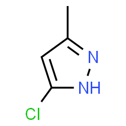 ChemSpider 2D Image | 5-Chloro-3-methyl-1H-pyrazole | C4H5ClN2