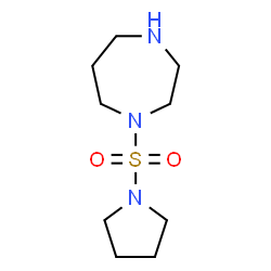 ChemSpider 2D Image | 1-(1-Pyrrolidinylsulfonyl)-1,4-diazepane | C9H19N3O2S