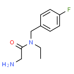 ChemSpider 2D Image | N-Ethyl-N-(4-fluorobenzyl)glycinamide | C11H15FN2O