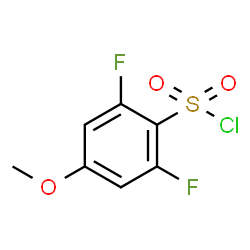 ChemSpider 2D Image | 2,6-Difluoro-4-methoxybenzenesulfonyl chloride | C7H5ClF2O3S