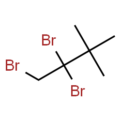 ChemSpider 2D Image | 1,2,2-Tribromo-3,3-dimethylbutane | C6H11Br3
