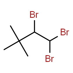 ChemSpider 2D Image | 1,1,2-Tribromo-3,3-dimethylbutane | C6H11Br3
