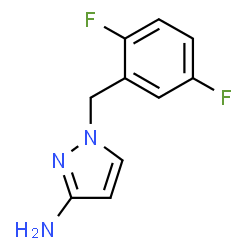 ChemSpider 2D Image | 1-(2,5-Difluorobenzyl)-1H-pyrazol-3-amine | C10H9F2N3