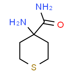 ChemSpider 2D Image | 4-Aminotetrahydro-2H-thiopyran-4-carboxamide | C6H12N2OS