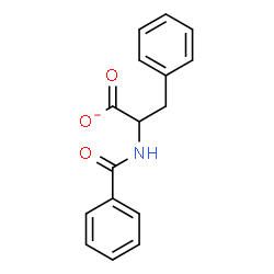 ChemSpider 2D Image | 2-(Benzoylamino)-3-phenylpropanoate | C16H14NO3
