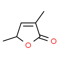 ChemSpider 2D Image | 3,5-Dimethyl-2(5H)-furanone | C6H8O2