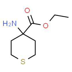 ChemSpider 2D Image | Ethyl 4-aminotetrahydro-2H-thiopyran-4-carboxylate | C8H15NO2S