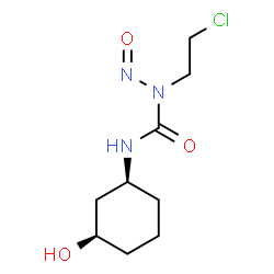 ChemSpider 2D Image | 1-(2-Chloroethyl)-3-[(1S,3R)-3-hydroxycyclohexyl]-1-nitrosourea | C9H16ClN3O3