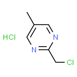 ChemSpider 2D Image | 2-(Chloromethyl)-5-methylpyrimidine hydrochloride | C6H8Cl2N2