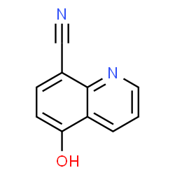 ChemSpider 2D Image | 5-Hydroxy-8-quinolinecarbonitrile | C10H6N2O