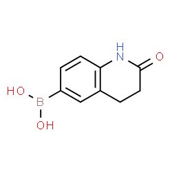 ChemSpider 2D Image | (2-Oxo-1,2,3,4-tetrahydro-6-quinolinyl)boronic acid | C9H10BNO3