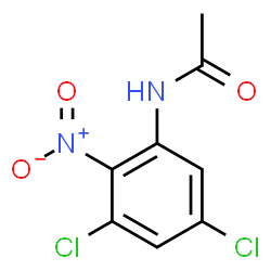 ChemSpider 2D Image | N-(3,5-Dichloro-2-nitrophenyl)acetamide | C8H6Cl2N2O3