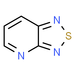 ChemSpider 2D Image | [1,2,5]Thiadiazolo[3,4-b]pyridine | C5H3N3S
