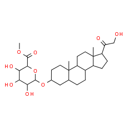 ChemSpider 2D Image | 21-Hydroxy-20-oxopregnan-3-yl methyl hexopyranosiduronate | C28H44O9