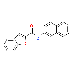 ChemSpider 2D Image | N-(2-Naphthyl)-1-benzofuran-2-carboxamide | C19H13NO2