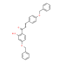 ChemSpider 2D Image | 1-[4-(Benzyloxy)-2-hydroxyphenyl]-3-[4-(benzyloxy)phenyl]-2-propen-1-one | C29H24O4