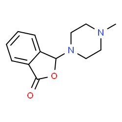 ChemSpider 2D Image | 3-(4-Methyl-1-piperazinyl)-2-benzofuran-1(3H)-one | C13H16N2O2