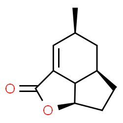 ChemSpider 2D Image | (4S,5aR,7aR)-4-Methyl-5,5a,6,7,7a,7b-hexahydroindeno[1,7-bc]furan-2(4H)-one | C11H14O2