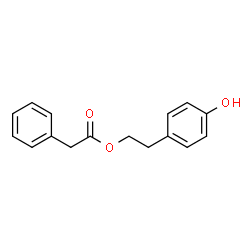 ChemSpider 2D Image | 2-(4-Hydroxyphenyl)ethyl phenylacetate | C16H16O3