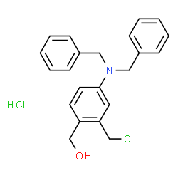 ChemSpider 2D Image | [2-(Chloromethyl)-4-(dibenzylamino)phenyl]methanol hydrochloride (1:1) | C22H23Cl2NO