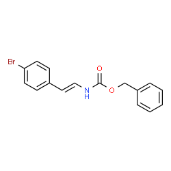 ChemSpider 2D Image | Benzyl [(E)-2-(4-bromophenyl)vinyl]carbamate | C16H14BrNO2
