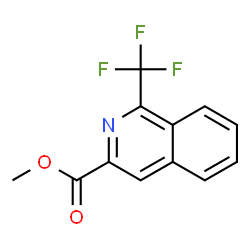 ChemSpider 2D Image | Methyl 1-(trifluoromethyl)-3-isoquinolinecarboxylate | C12H8F3NO2