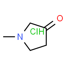 ChemSpider 2D Image | 1-methyl-3-pyrrolidinone hydrochloride | C5H10ClNO